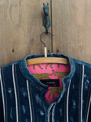 Artisanal Distressed Denim Kurta