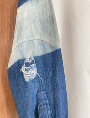 Shalwar Kameez with Denim Detail