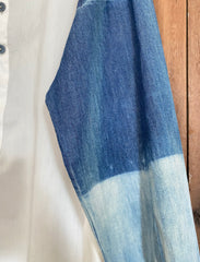 Shalwar Kameez with Denim Detail