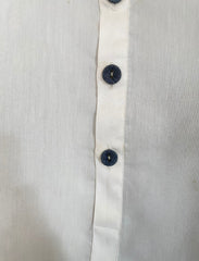 Shalwar Kameez with Denim Detail