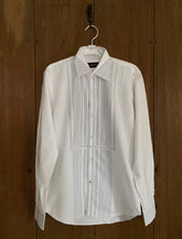 Pin-Tuck Formal Cotton Shirt