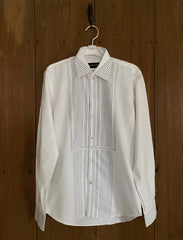 Pin-Tuck Formal Cotton Shirt