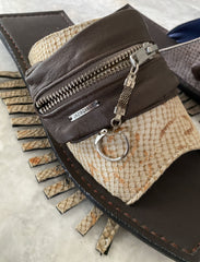 Urban Fringe Leather Slippers