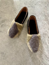 Cozy Patchwork Faux Fur Loafers