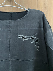 Oversized Patchwork Top