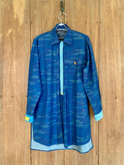 Indigo Camouflage cotton Kurta
