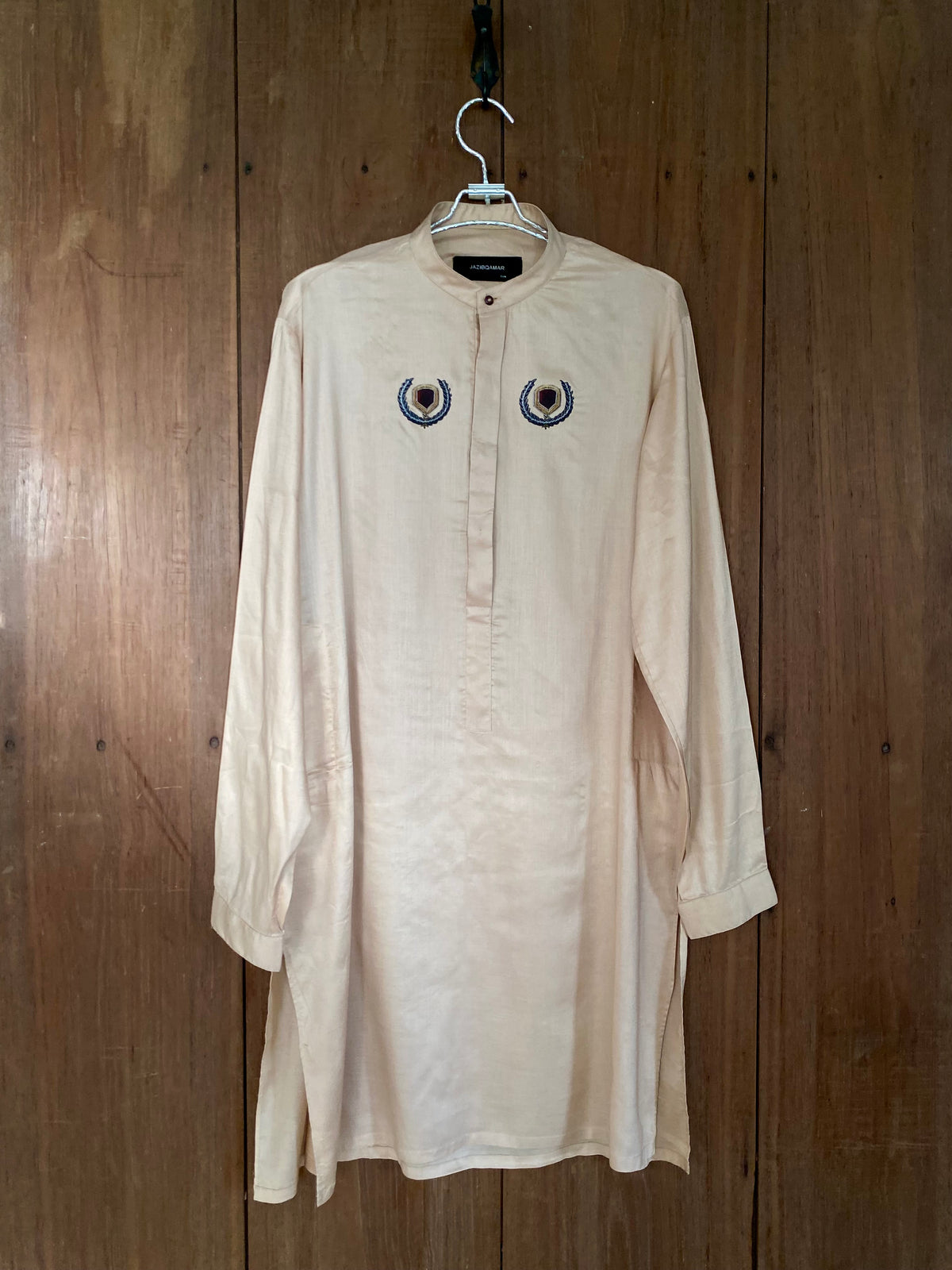 Minimal Crest Cotton Kurta