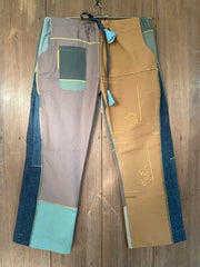 Artisan Patchwork Denim Bottom