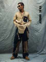 Minimalist Patch Kurta