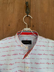 Script Stripe Cotton Kurta